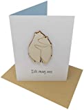 Woodland Mail Besondere Grußkarte, Valentinstagskarte, Liebeskarte mit Holzbären