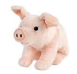 Schwein Schweinchen Ferkel Glücksschwein, 22 cm, Plüschtier rosa, Kuscheltier