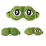 Apanphy® Augenmaske, Flusen Karikatur Frosch Schlafen Lustige Neuheit Augen Abdeckung Eyeshade Reise Maske (Grün)