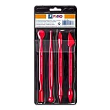STAEDTLER Modellierwerkzeuge FIMO, zur optimalen Verarbeitung und effektvollen Veredelung von FIMO, Etui mit 4 verschiedenen Modellierwerkzeugen, 8711 WP4-2