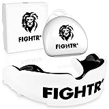 FIGHTR® Premium Mundschutz - ideale Atmung & leicht Anpassbar | Sport Zahnschutz für Boxen, MMA, Muay Thai, Hockey & Kampfsport | inkl. Hygiene Box