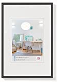 walther design KV040B New Lifestyle Kunststoff Bilderrahmen, 30x40 cm, schwarz