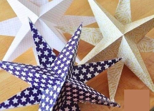 3D Papiersterne falten - Anleitung-dekoking-com-7