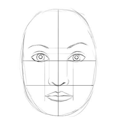 Gesicht zeichnen lernen - Proportion und Tutorial-dekoking-com-7