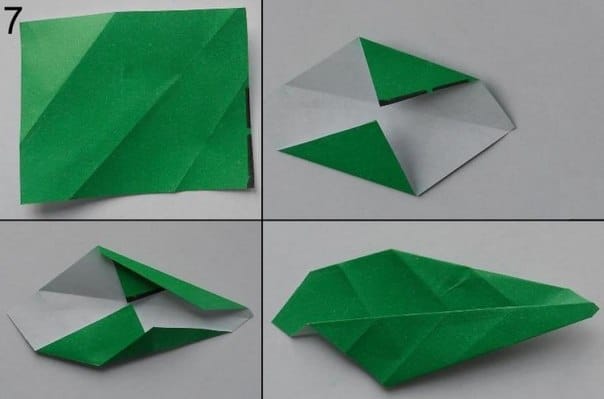 Rose aus Papier falten - Blumen basteln - Anleitung-dekoking-com-3