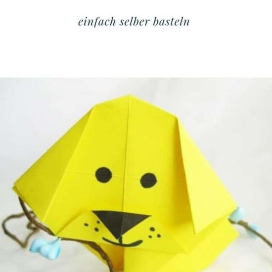 Hund aus papier