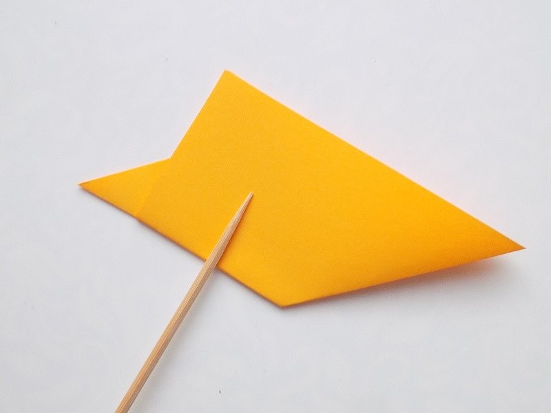 Schnecke aus Papier basteln Anleitung
