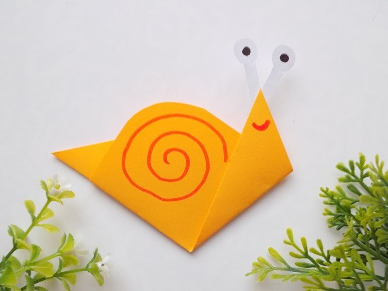 Schnecke aus Papier