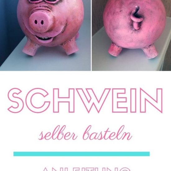 Schwein basteln
