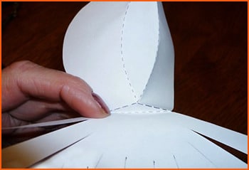 Taube aus Papier basteln