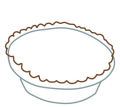 Kuchen einfach selber zeichnen