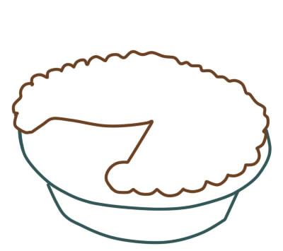 Kuchen zselbst eichnen