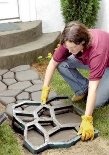 Gartenwegplatten