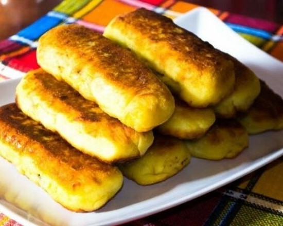 Kartoffelröllchen mit Hackfleisch