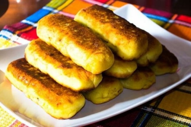 Kartoffelröllchen mit Hackfleisch