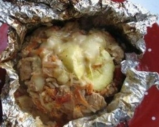 Knochen-Rindfleisch-Kessel zum Mittagessen