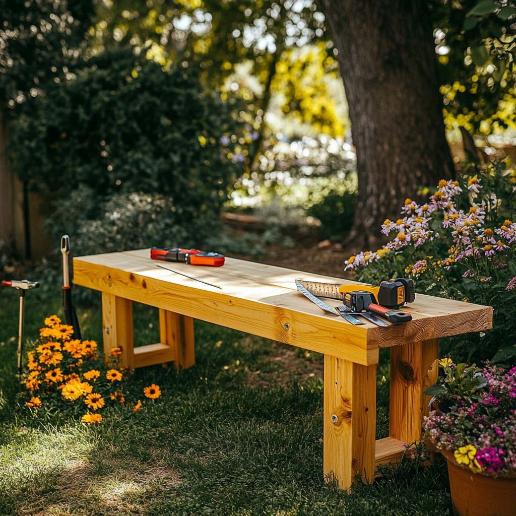 Gartenbank selber bauen DekoKing