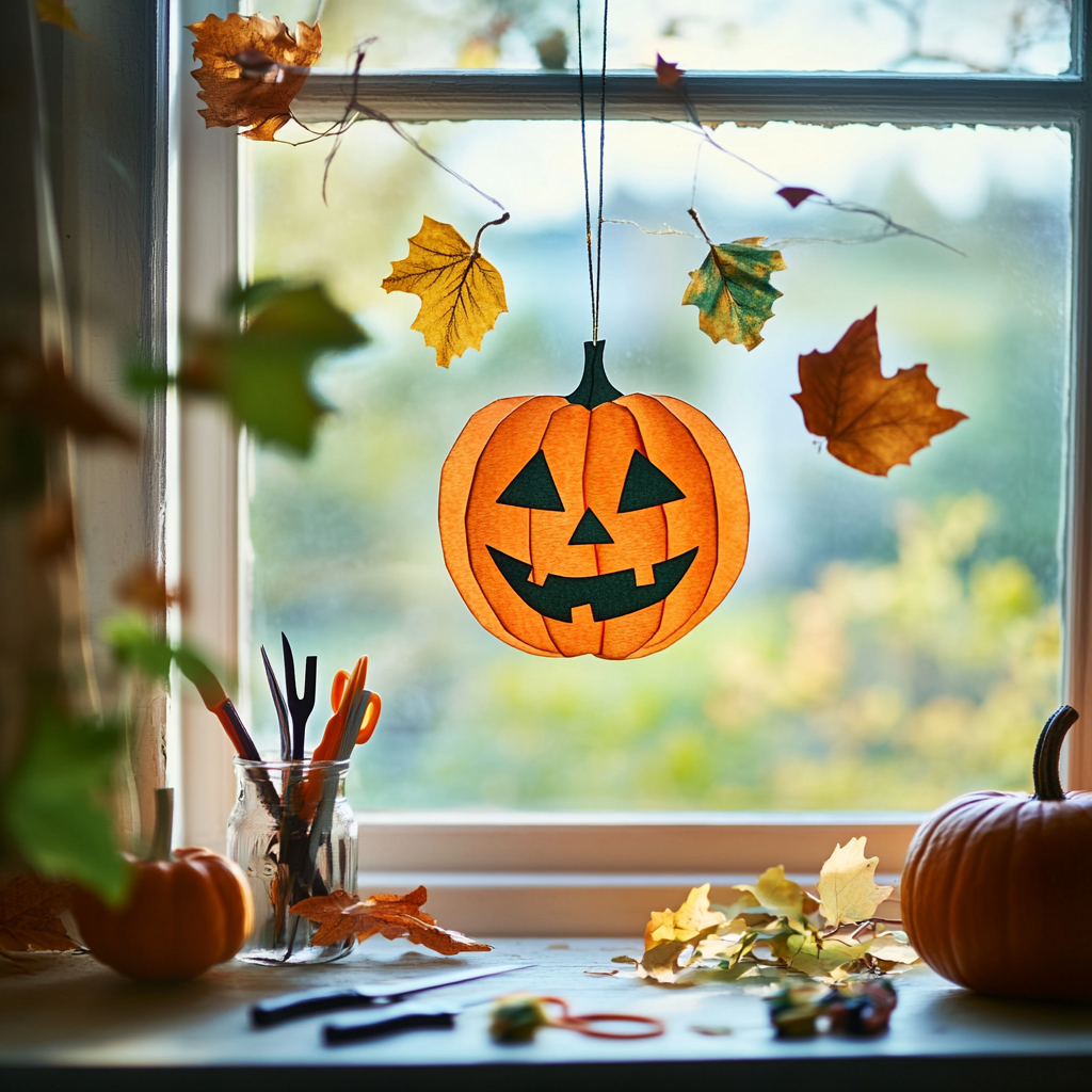 Kürbis Fensterbild | Vorlagen für Halloween DekoKing