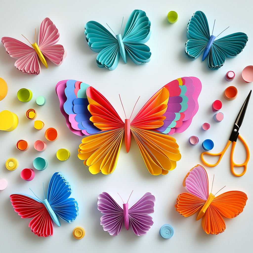Schmetterling aus Tonpapier: Kreatives Basteln DekoKing